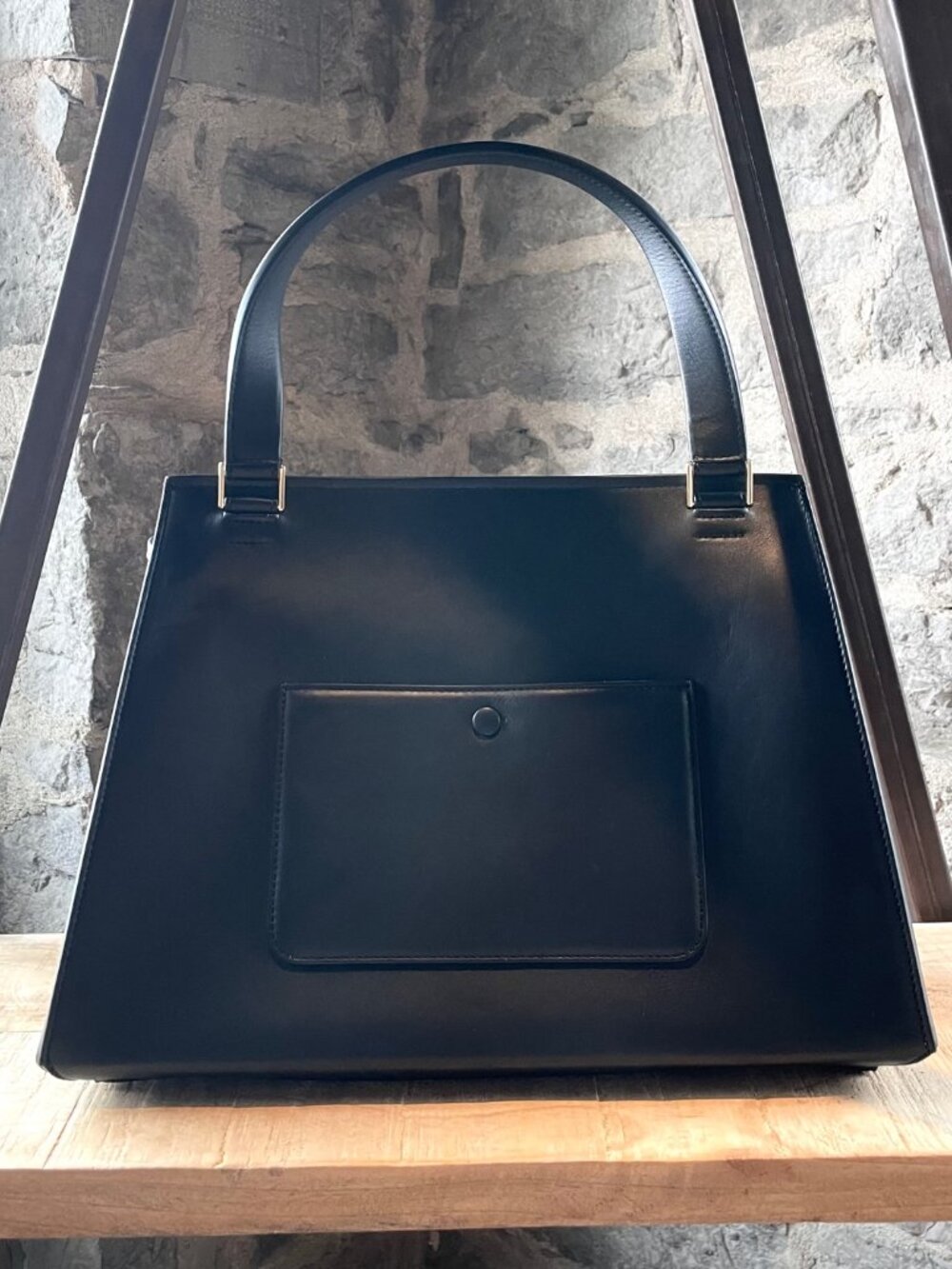 Céline Black Python Medium Edge Bag - Picture 5 of 11
